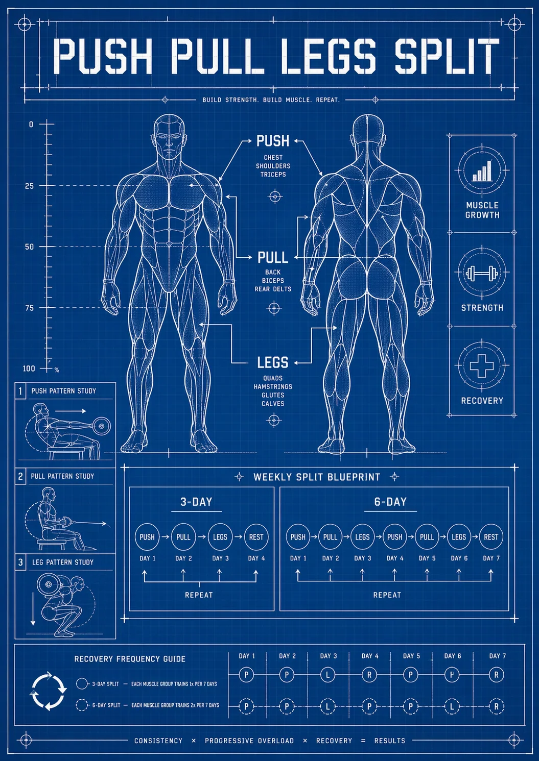 Push Pull Legs Split cover image