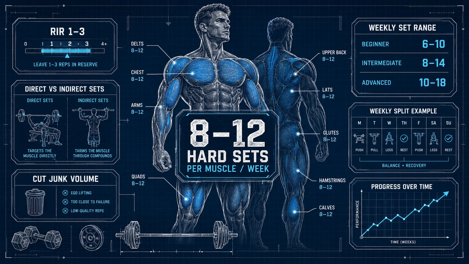 How Many Sets Per Muscle Per Week? Stop Wasting Your Training Volume cover image