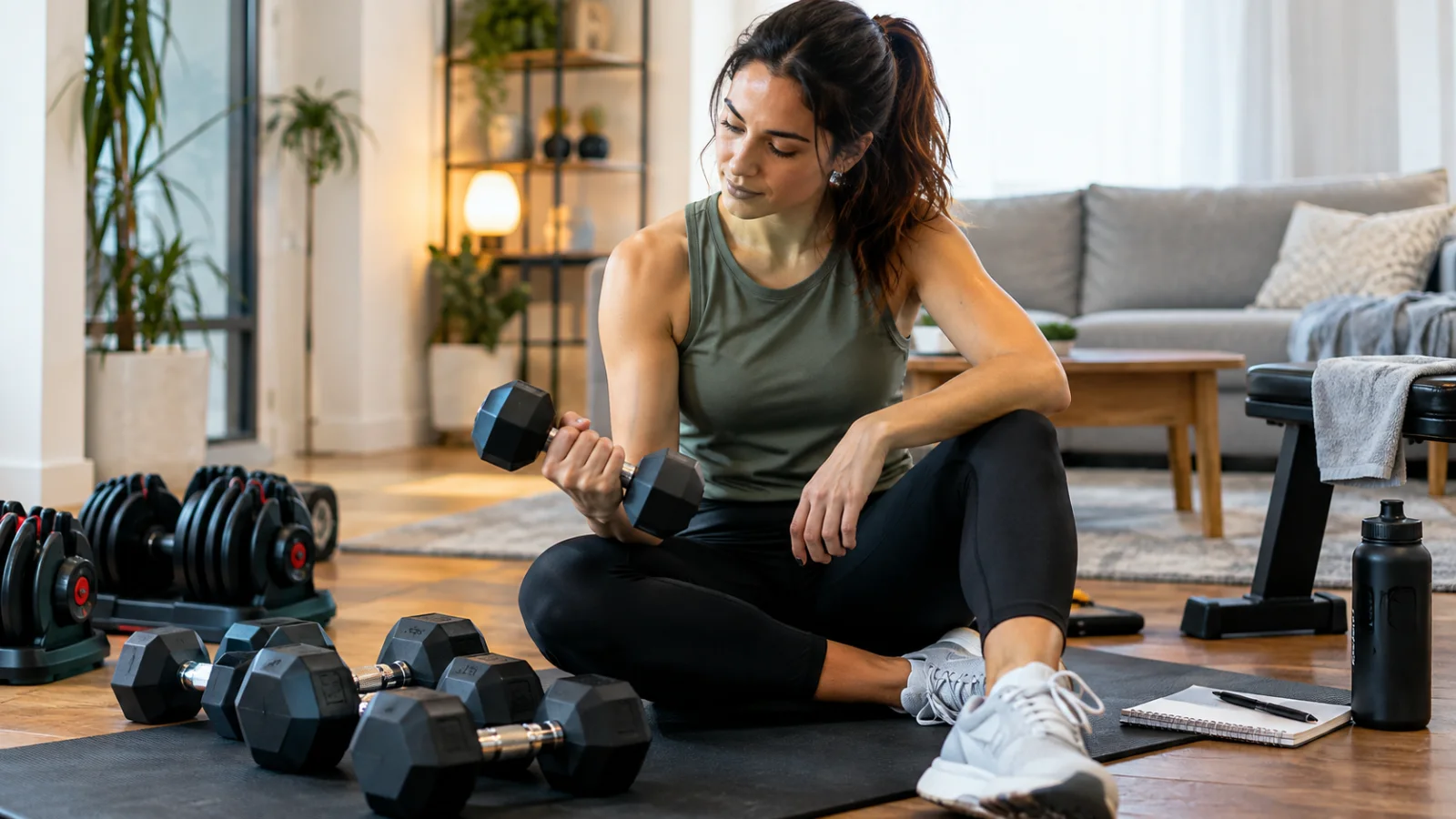 What Dumbbell Weight Should a Beginner Start With? How to Pick, Load, and Progress at Home cover image