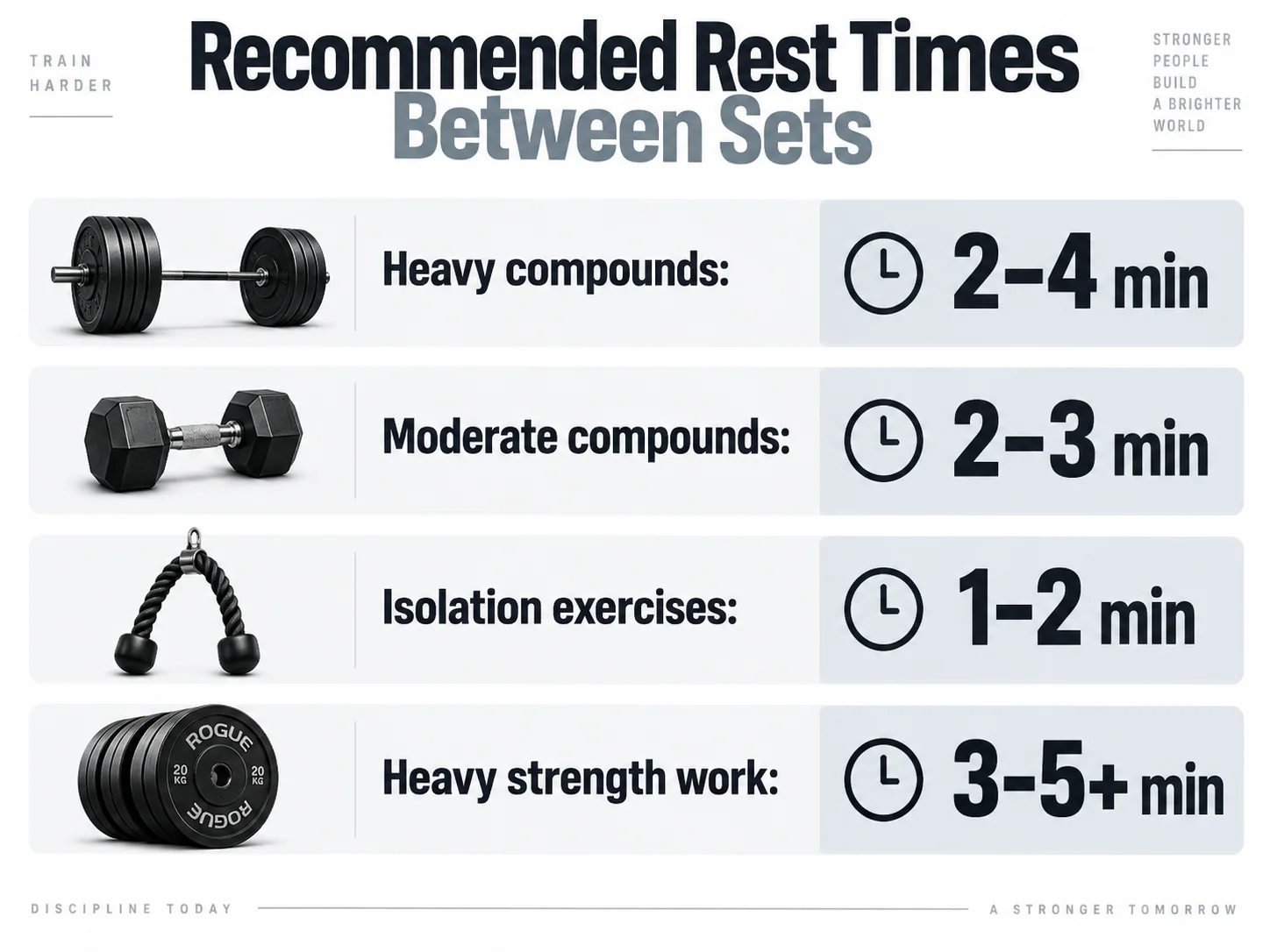 How Long Should You Rest Between Sets for Muscle Growth? illustration